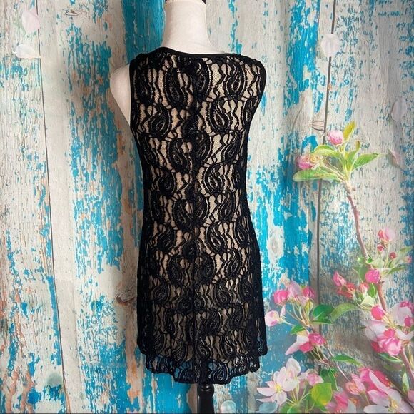 plenty by tracy reese swingy black lace dress - Picture 3 of 7